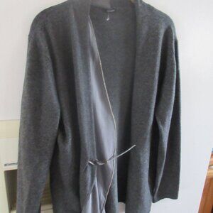 GC fontana Merino Wool/Cashmere Cardigan Gray Size EU 44 L